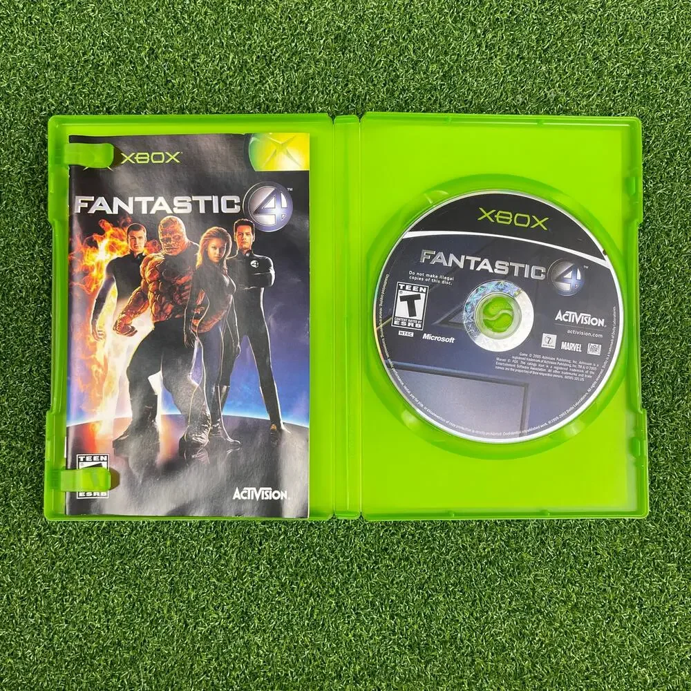 Fantastic 4 (Microsoft Xbox, 2005) CIB Complete